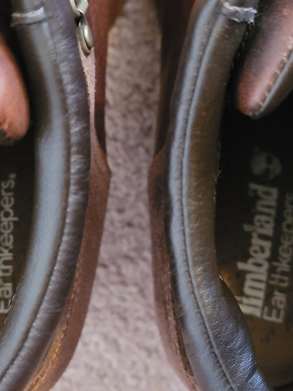 Timberland Women's Brown Leather Lace-Up Heeled Ankle Boots Size 10 - Picture 5 of 10